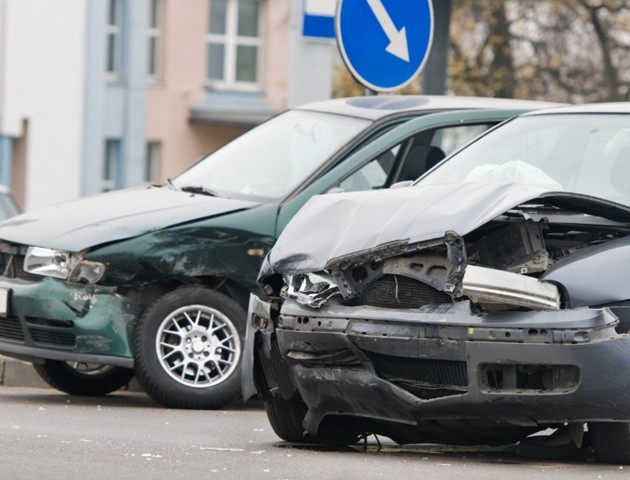 Immagini di un incidente stradale Immagini di un incidente stradale