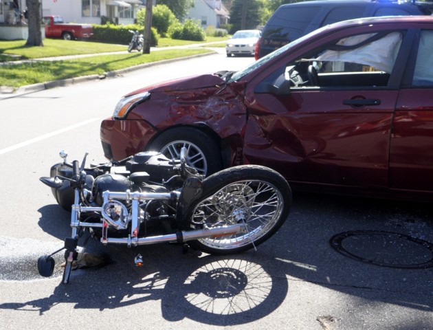 Un incidente motociclistico Un incidente motociclistico