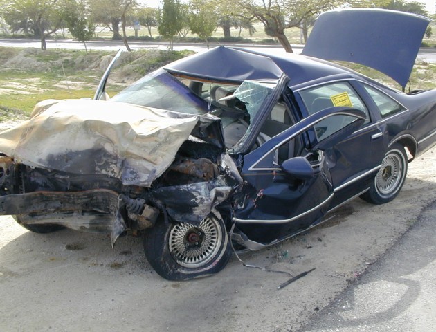 Immagini di un incidente stradale Immagini di un incidente stradale